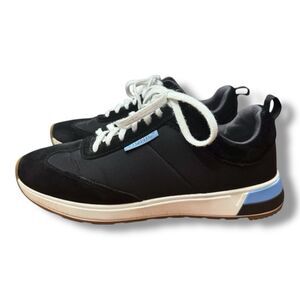 Vionic Breilyn Black Sneakers Nylon Suede Activewear Athleisure Women's Size 9